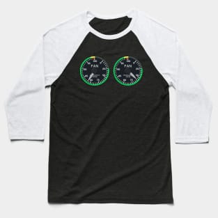 A-10 Warthog Cockpit Dials Baseball T-Shirt